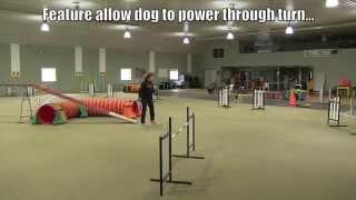 Tight Turns in Dog Agility...Video One