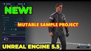 NEW! MUTABLE SAMPLE Project  - Just Released On FAB Marketplace For Unreal Engine 5.5!