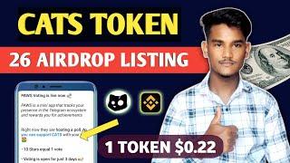 Cats Airdrop Listing Date | Cats Airdrop Withdrawal | Cats Claiming Airdrop Mini-app Update