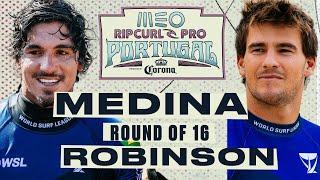 Gabriel Medina vs Jack Robinson | MEO Rip Curl Pro Portugal 2024 - Round of 16