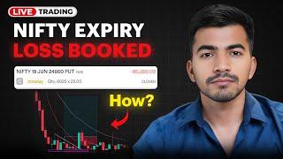 Live Scalping Trade on Nifty Expiry | Booked Loss in Sideways Market