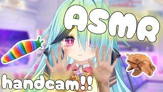 [3DIO ASMR] visual triggers with HANDCAM! 