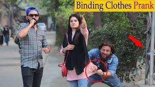 Binding Clothes With Wire Prank - Epic Reaction  