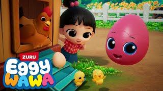 Sing and Dance with funny Eggy Wawa | Nursery Rhymes & Kids Songs