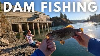 Under The Dam Magic: Hooking a Bass On Almost EVERY Cast! | Smallmouth Bass Fishing