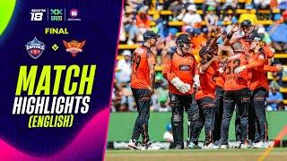 Match Highlights - Pretoria Capitals vs Sunrisers Eastern Cape | SA20 Final | JioCinema & Sports18