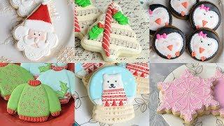 10 AMAZING CHRISTMAS COOKIE DESIGNS by HANIELA'S