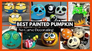 200 Best Painted Pumpkin Ideas | No Carve Pumpkin Decorating Ideas for Halloween