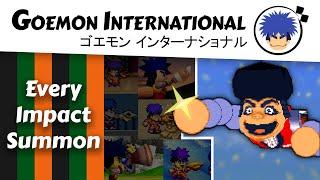 Da-Da-Dash! Summoning Impact in (almost) Every Ganbare Goemon game