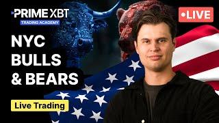 [LIVE]  NYC Bulls versus Bears Trading Session on PrimeXBT