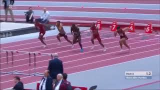 Grant Holloway Wins 60m Hurdles Heat 3 Sec Indoor Championships 2019