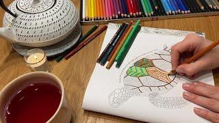 Relaxing ASMR Coloring Session 