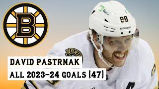 David Pastrnak (#88) All 47 Goals of the 2023-24 NHL Season