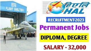 HAL Recruitment 2023| HAL Junior assistant Vacancy| HAL latest job vacancy 2023| HAL Freshers job