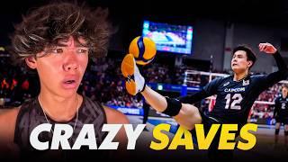 The Worlds Craziest Saves Make Volleyball Look EASY