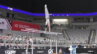 James Sassine - Parallel Bars  - 2024 Xfinity U.S. Championships  - Junior Men Day 2