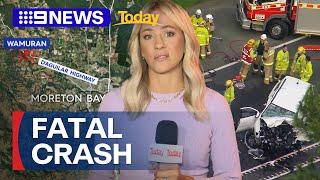 Two killed after head-on crash in Queensland | 9 News Australia