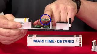 Using the Sound Feature on ScaleTrains Operator HO Scale Reefer Containers