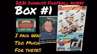 2021 Panini DONRUSS NFL Football HOBBY Box Break & Review! *Box #1*