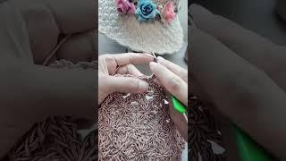crochet tutorial#handmade knitted hat. #shorts