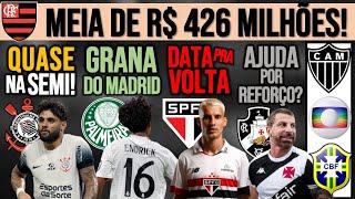 BAITA NOTÍCIA NO TIMÃO! REFORÇO NO SP! BÔNUS PRO VERDÃO! FLA RENOVA! VASCO: $ PRA CONTRATAÇÃO? GALO+