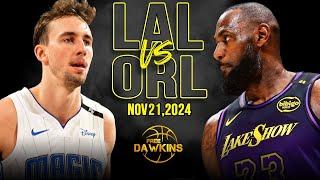 Los Angeles Lakers vs Orlando Magic Full Game Highlights | Nov 21, 2024 | FreeDawkins