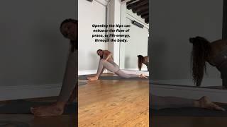 Hip opening yoga importance.