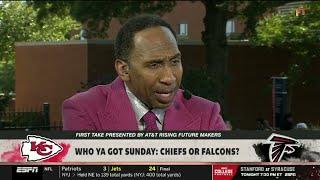 FIRST TAKE | "3-0 for Derek Carr & Mahomes" - Stephen A. on Saints vs. Eagles, Chiefs vs. Falcons