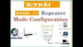 Tenda N301 Extender Mood / Repeter || Easy setup | AkasH TeCh ||