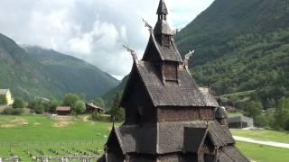 Norway June 2016: Lustrafjord, Nigardsbreen Glacier, Stave Churches