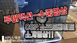 루어액션!! [웜수중영상] OSP 소프트베이트를 한번에 보세요!!(OSP softbait For Lure fishing)