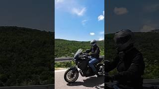 Riding Yamaha Tracer 7 on a highway #yamaha #tracer #motorcycle