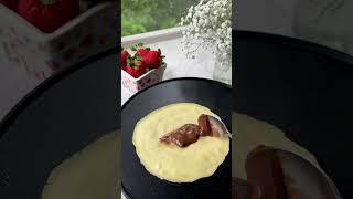 Nutella crepes  #asmr #asmrcooking #baking #crepe #dessert #foodie #chocolate