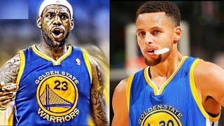 Stephen Curry and LeBron James on the Warriors with Kevin Durant - LeBron James Joins The Warriors