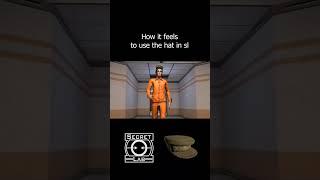 how it feels to use the hat in scp sl #scp #scpsl #scpslshorts #scpfoundation #animation #blender