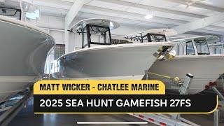 2025 Sea Hunt Gamefish 27 FS! A Boat for Every Budget!! Under 162k!!! Call for Show Price!!!