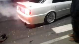 600 hp Toyota Chaser Tourer V JZX100 Burnout