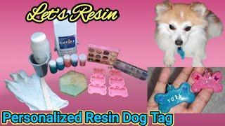 Let's Resin | Personalized Dog tag Made in Resin | Jemhia 07