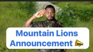 Mountain Lions' Announcement