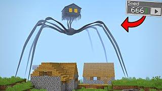 i Found Horror *GIANT SPIDER*  in Minecraft | Minecraft Horror Video |