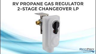 RV Propane Gas Regulator 2-Stage Changeover LP