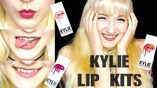 Kylie Lip Kit Swatch & Wear Test | PALE Skin | Koko K, Candy K & Posie K