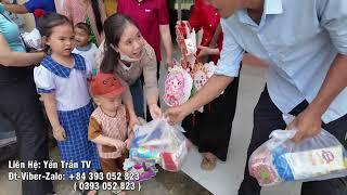 Trao quà Trung Thu đến các em nhỏ vùng quê từ MTQ ở Mỹ giúp đỡ | YẾN TRẦN TV