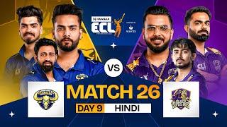 [HINDI] #ECL | Match 26 | Haryanvi Hunters vs Kolkata Superstars | Elvish Yadav vs Pushkar Raj