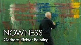 Gerhard Richter Painting: watch the master artist at work