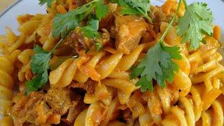 Macaroni red(Laham) Arabic food