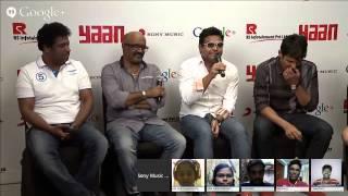 #YaanHangout with Harris Jayaraj, Jiiva, Ravi.K.Chandran & Elred