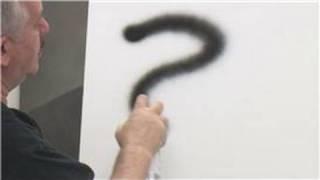 Art Supplies & Tips : Spray Paint Techniques