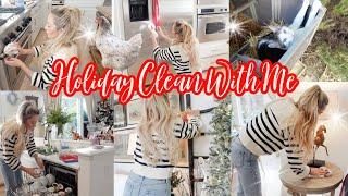 DEEP HOLIDAY CLEAN WITH ME // SAY HI TO BLANCA!!