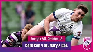 Cork Con v St. Mary's Col. - #EnergiaAIL Highlights Men's Div 1A Rd 7